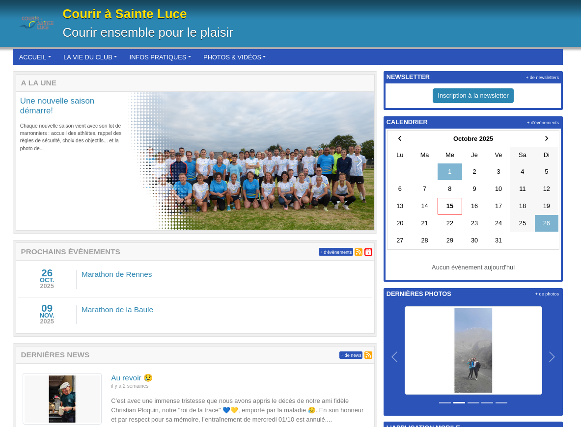 Le nouveau site internet est ouvert!