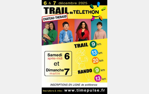 Trail du Téléthon à Château-Thébaud